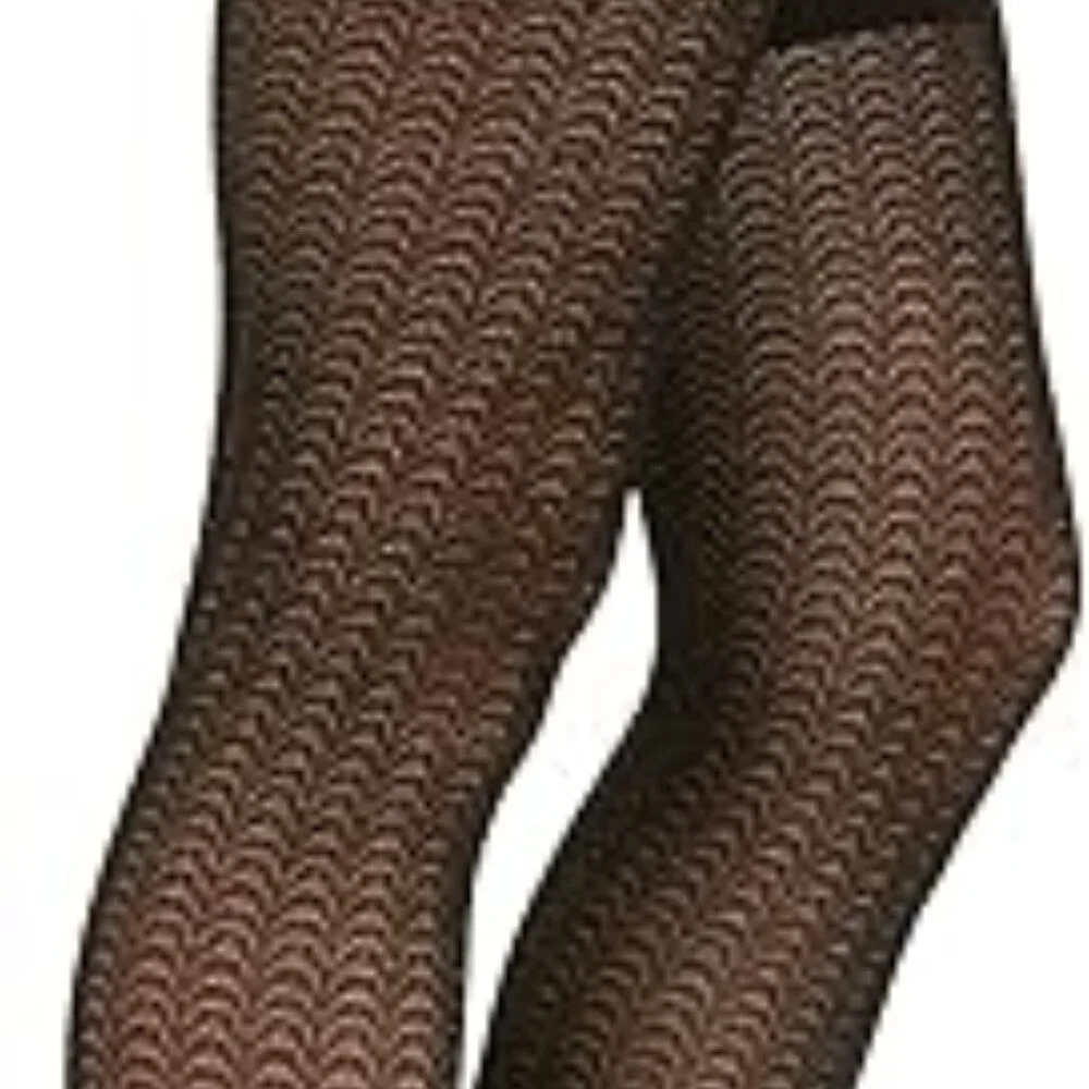 Spanx Love Your Assets Textured Shaping Tights Black Size 2 NEW Wish Bone 2 PAIR